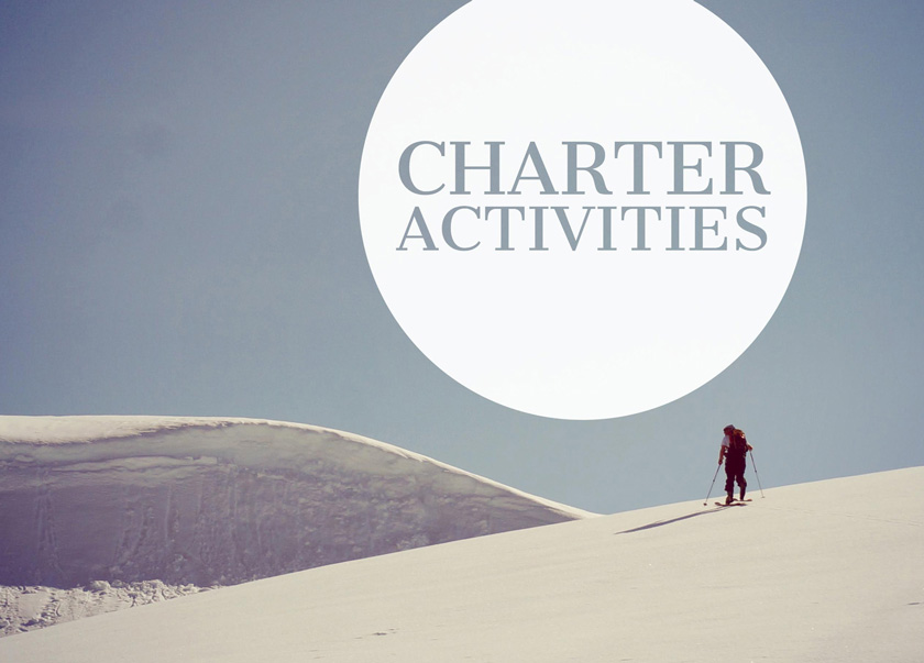 Alaskan charters activities header image