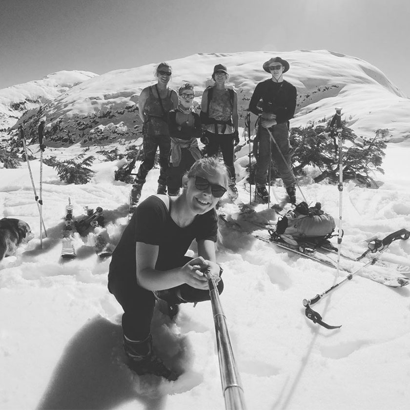 Pics of guided back country ski trips in Prince William Sound 