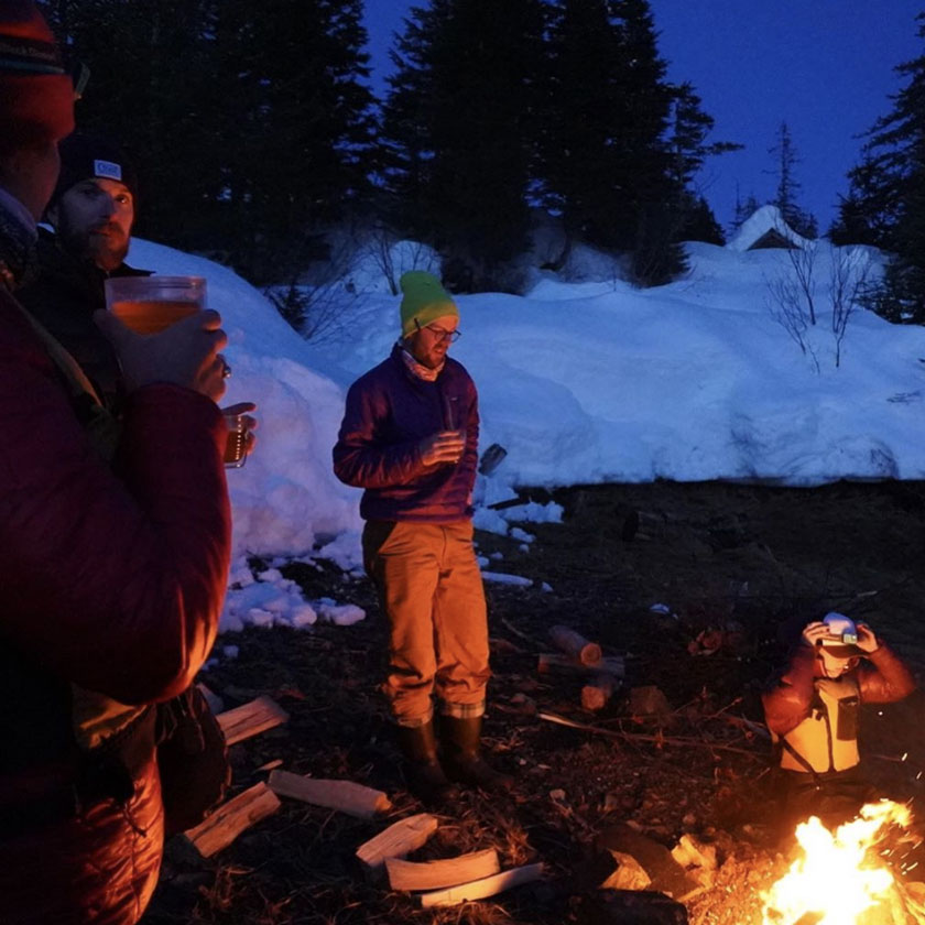 Pics of guided back country ski trips in Prince William Sound 