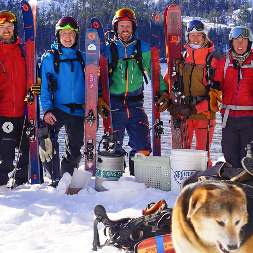 Pics of guided back country ski trips in Prince William Sound 