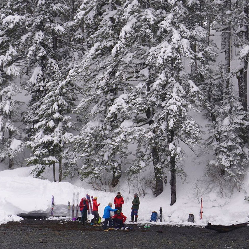 Pics of guided back country ski trips in Prince William Sound 