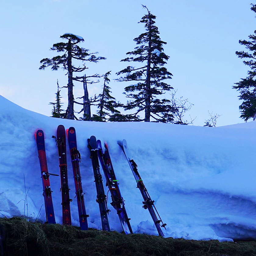 Pics of guided back country ski trips in Prince William Sound 